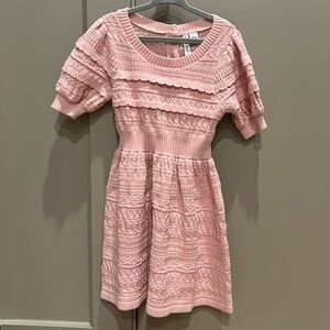 Janie and Jack Pink Sweater Dress - 4T